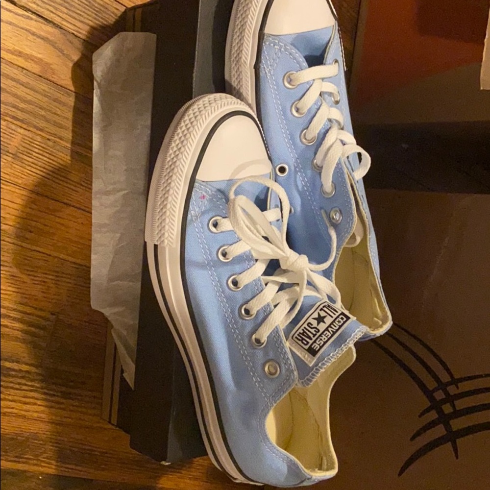 Baby blue converse